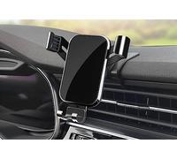 LECREA Support Téléphone Voiture pour Audi Q7 2020-2023/Q8 2019-2022, Support de Téléphone Portable Universel pour Voiture, 360° Rotation Souple, Voiture Accessoires,A Black
