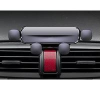 LECREA Support Téléphone Voiture pour Honda City 2008-2014, Support de Téléphone pour Voiture Antidérapant et Stable, Support de Téléphone Portable Rotatif à 360°,A Grey
