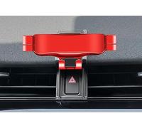 LECREA Support Téléphone Voiture pour Land Rover Discovery Sport 2020-2023, Support de Téléphone Portable Universel pour Voiture, 360° Rotation Souple, Voiture Accessoires,C Red