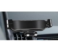 LECREA Support Téléphone Voiture pour Land Rover Freelander 2 2011-2012, Support de Téléphone Portable Universel pour Voiture, 360° Rotation Souple, Voiture Accessoires,A Black