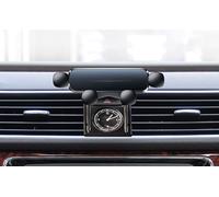 LECREA Support Téléphone Voiture pour VW Passat 2011-2015, Support de Téléphone pour Voiture Antidérapant et Stable, Support de Téléphone Portable Rotatif à 360°,A Black