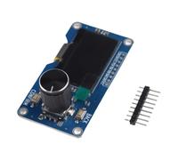Lecreatekit 3,3 cm 2,4 cm pour module d'affichage Oled avec encodeur rotatif EC11, interface IIC résolution 128 x 160 pour projets électroniques de bricolage, carte PCB en métal en bleu
