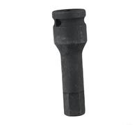 Lecreatekit Adaptateur de douille à choc 1/2" Tête hexagonale pour perceuse électrique et à percussion - Chrome vanadium traité thermiquement 80 mm de long H4-H19(H14)