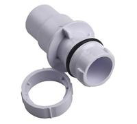 Lecreatekit Adaptateur de filtre écrémé pour piscine hors sol Intex - Raccord de rechange en plastique pour piscine en mousse, compatible avec Intex 4552 et modèles similaires