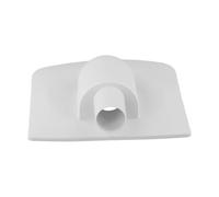 Lecreatekit Adaptateur de plaque d'aspiration avec pince pour filtre de skimmer Polygroup - Plastique - 17 x 17 x 6 cm - Blanc - Accessoire de nettoyage de piscine et spa