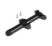 Lecreatekit Adaptateur de support de bouteille d'eau en alliage d'aluminium pour vélo électrique de route, montagne, 142 mm, noir