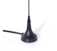 Lecreatekit Antenne VHF UHF double bande 136-174 400-470 MHz avec base magnétique Câble gain 8dBi pour radio Ham