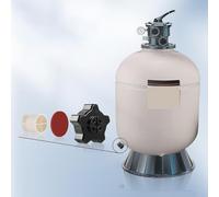 Lecreatekit Bouchon de vidange pour filtre de piscine Hayward SX180LA - Bouchon en plastique, joint et kit de remplacement d'écran