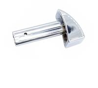 Lecreatekit Bouton de déverrouillage de siège latéral, argent chromé de rechange pour Maserati GranCabrio pour Granturismo 980145120, sièges baquets inclinables avant à ajustement direct