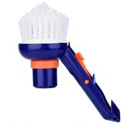 Lecreatekit Brosse de piscine avec poils en nylon, longueur 23 cm, compatible avec poteaux de piscine standard pour le nettoyage des murs et des sols, fixation de tête d'aspiration sous vide