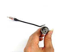 Lecreatekit Câble adaptateur d'antenne d'autoradio pour véhicules Nissan (1995-2008), plastique ABS, connecteur de signal FM Plug-and-Play 12 V