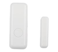 Lecreatekit Capteur de porte sans fil 433 MHz pour système d'alarme de sécurité à domicile, détecteur magnétique ABS avec portée de 120 m, facile à installer pour garage, armoire, entrée, blanc