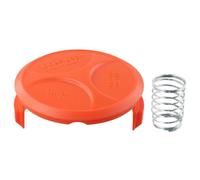 Lecreatekit Capuchon de bobine de débroussailleuse, compatible avec BESTA525 BESTA528 BESTA530 ST1823 GL30 GL420XC, haute durabilité ABS sans outil d'installation