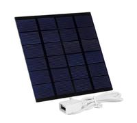 Lecreatekit Chargeur USB de panneau solaire 1,5 W 6 V, module d'alimentation portable en silicone polycristallin pour lampes de jardin, camping, et petite électronique pour utilisation en extérieur