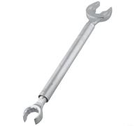 Lecreatekit arrêt 2 en 1 à double tête pour robinet, écrou, cuvette de toilette, boulon de douche, appareil de douche, entretien des jambes, argent, longueur 265 mm