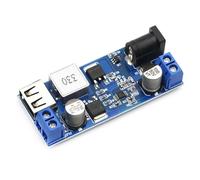 Lecreatekit Convertisseur abaisseur DC-DC 24 V 12 V vers 5 V 5 A Module de charge USB, entrée 9-36 V vers carte d'alimentation 5,2 V 25 W avec puce de charge rapide pour bricolage électronique