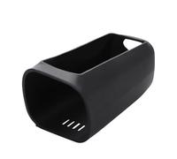 Lecreatekit Coque de protection en silicone pour Eufy Security pour eufycam 3, housse étanche avec découpe pour panneau solaire et fente de gestion des câbles, noir