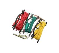 Lecreatekit Dy4100 Testeur numérique de résistance au sol avec écran HD, mesure rapide en 5s pour l'alimentation électrique et l'inspection ferroviaire, comprend des câbles