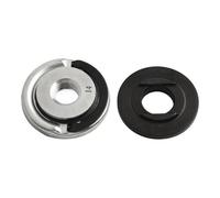 Lecreatekit Ensemble de mandrins à plaque de verrouillage M14, écrou à dégagement rapide pour meuleuse d'angle de 115 mm-230 mm, kit de bride autobloquante avec plaque de pression inférieure