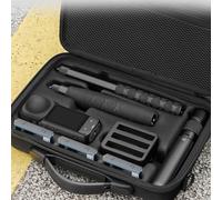 Lecreatekit For for insta360 for x5 Camera Case, Hard EVA Storage Bag with Mesh Pocket for X4/X5, Portable Travel Protective Box with Extra Space, Black