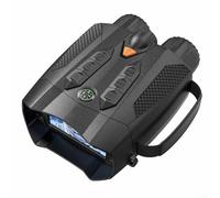 Lecreatekit Jumelles de vision nocturne avec zoom numérique, portée de nuit infrarouge 800 m, écran IPS pour photos de camping en plein air