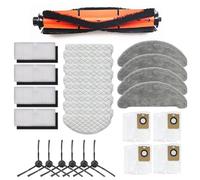 Lecreatekit Kit brosse latérale et chiffon pour imou L11-A L11, comprend des sacs filtrants, des tampons jetables, un ensemble de pièces de rechange pour aspirateur
