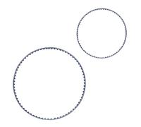 Lecreatekit Kit de courroie de rechange pour nettoyeur de piscine BlackMax 360 & 380 - Comprend des courroies en polyuréthane petites et grandes et 6 vis de roue en plastique, compatible avec modèle