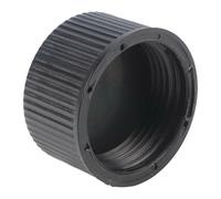 Lecreatekit Kit de couvercle de vidange pour réservoir de sable de piscine - Accessoire de filtration de piscine en plastique, 1 pièce noir compatible avec les filtres à sable de piscine standard