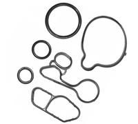 Lecreatekit Kit de joints de refroidisseur d'huile compatible avec Chevrolet pour Trax pour Sonic pour Cruze pour Buick pour encore 1,4 L, remplace OEM 55568539 55565385, joint moteur en caoutchouc