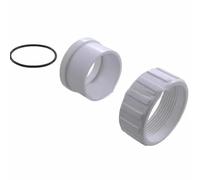 Lecreatekit Kit de raccord pour piscine à sel Hayward pour générateur de sel GLX Cell - Raccord en plastique à connexion rapide, connecteur blanc étanche pour systèmes de piscine sans chlore