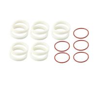 Lecreatekit Lot de 10 bagues en mousse pour fourche avant de vélo, joint d'huile en éponge scellée pour chambre à air de 32 mm, kit de lubrification et de protection contre l'usure