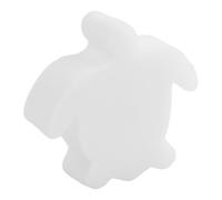 Lecreatekit Lot de 10 éponges absorbantes en forme de tortue pour piscine et spa, éponges de nettoyage absorbantes pour jacuzzi gonflables et piscines hors sol, 11,5 x 11,5 x 3,0 cm, blanc