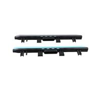 Lecreatekit Lot de 2 bandes de raclage compatibles avec Karcher BR 30/4C Series, remplace la pièce 4.777-008, lame de raclette en caoutchouc pour brosse à récurer le sol, bleu et noir