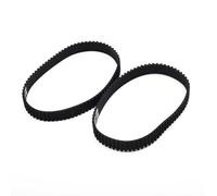 Lecreatekit Lot de 2 courroies dentées de rechange pour aspirateur Bosch PBS 75 et PBS 75 E - Caoutchouc écologique