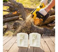 Lecreatekit Lot de 2 filtres à air compatibles avec Timbertech 4500/5200/5800 et pour tronçonneuses Taurus (45 cc/52 cc) - Maille polyester pour une protection fiable du moteur