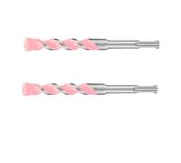 Lecreatekit Lot de 2 forets à maçonnerie avec tige SDS de 200 mm avec pointe en carbure, marteau rotatif en alliage d'acier pour béton brique pierre bois