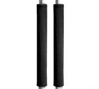 Lecreatekit Lot de 2 housses de poignée en velours pour réfrigérateurs, micro-ondes et plus - Entretien facile - Noir