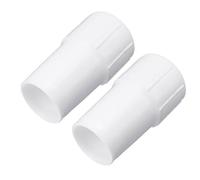 Lecreatekit Lot de 2 manchons de tuyau d'aspiration de piscine pour tuyaux d'aspiration de 38 mm - Connecteurs en plastique à visser et à enfoncer pour têtes d'aspirateur, écumoires et nettoyeurs