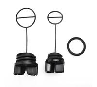 Lecreatekit Lot de 2 réservoirs de carburant pour tronçonneuses McCulloch 738/740/742/838/842 et pour tronçonneuses xtreme 842 - Couvercles de rechange OEM, construction en plastique