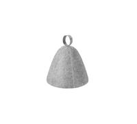 Lecreatekit Lot de 3 chapeaux de sauna en feutre pour femme - Protection contre la chaleur, ajustement confortable pour sauna traditionnel infrarouge et à vapeur - 35 x 35 x 23 cm - Blanc et gris