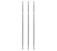 Lecreatekit Lot de 3 ou 6 limes d'affûtage rondes en métal de 3,5 mm pour l'entretien de la tronçonneuse, outil de meulage portable pour bricolage et utilisation professionnelle