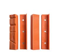 Lecreatekit Lot de 4 coussinets souples en caoutchouc pour perceuse à étau d'établi de 10,2 cm, 1,2 cm, 1,2 cm, 1,2 cm, 1,5 cm, 15,2 cm, PPT magnétique pour métal, bois, plastique