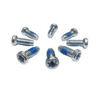 Lecreatekit Lot de 8 boulons de pédalier pour vélo de route SRAM pour apex pour force - Rouge - 12 vitesses - Vis de manivelle en alliage de 3,9 mm de diamètre - Pour installation T20