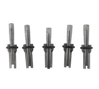 Lecreatekit Lot de cales de séparation de pierre, 18 mm, cales à plumes pour béton de granit, outils à main en acier haute dureté