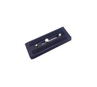 Lecreatekit Plaque coulissante à dégagement rapide pour manfrotto 503HDV MH055M0-Q5, support de montage en alliage d'aluminium avec vis de 6,35 mm, noir