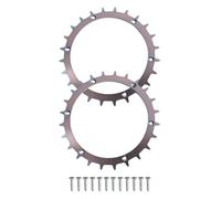 Lecreatekit Pointes de tondeuse robot en acier inoxydable pour Bosch Indego & pour ego XS300/XS400/S350/S400/M700 - 170 mm, pénétration du sol 9 mm, résistant à la rouille, comprend 12 vis