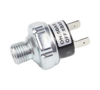 Lecreatekit Pressostat d'air G1/4 G1/8, coupure automatique 5-8 bar pour compresseur d'air 12 V 24 V pour système de klaxon, métal 20 A