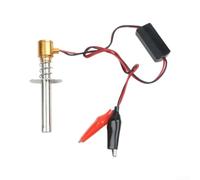 Lecreatekit RC Glow Allumeur 6 V-24 V pour modèles Nitro Power Finition dorée avec indicateur LED (doré)