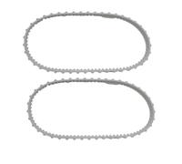 Lecreatekit RCX26003 Tube de roue et courroie d'entraînement avec brosse pour nettoyeurs robotiques Hayward pour Tigershark (RC9740, RC9742, RC9950, RC9956CC, RC9965CC, RC9990GR, RC9990A, RC9955GR)