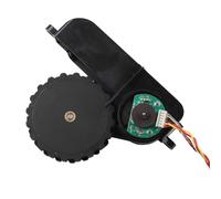 Lecreatekit Roue gauche droite de rechange pour iRobot, compatible avec Cecotec pour conga 1690 Pro 3290 3390 3490 3590 3690 3790 3890 Series, rouleau brosse latérale en plastique f